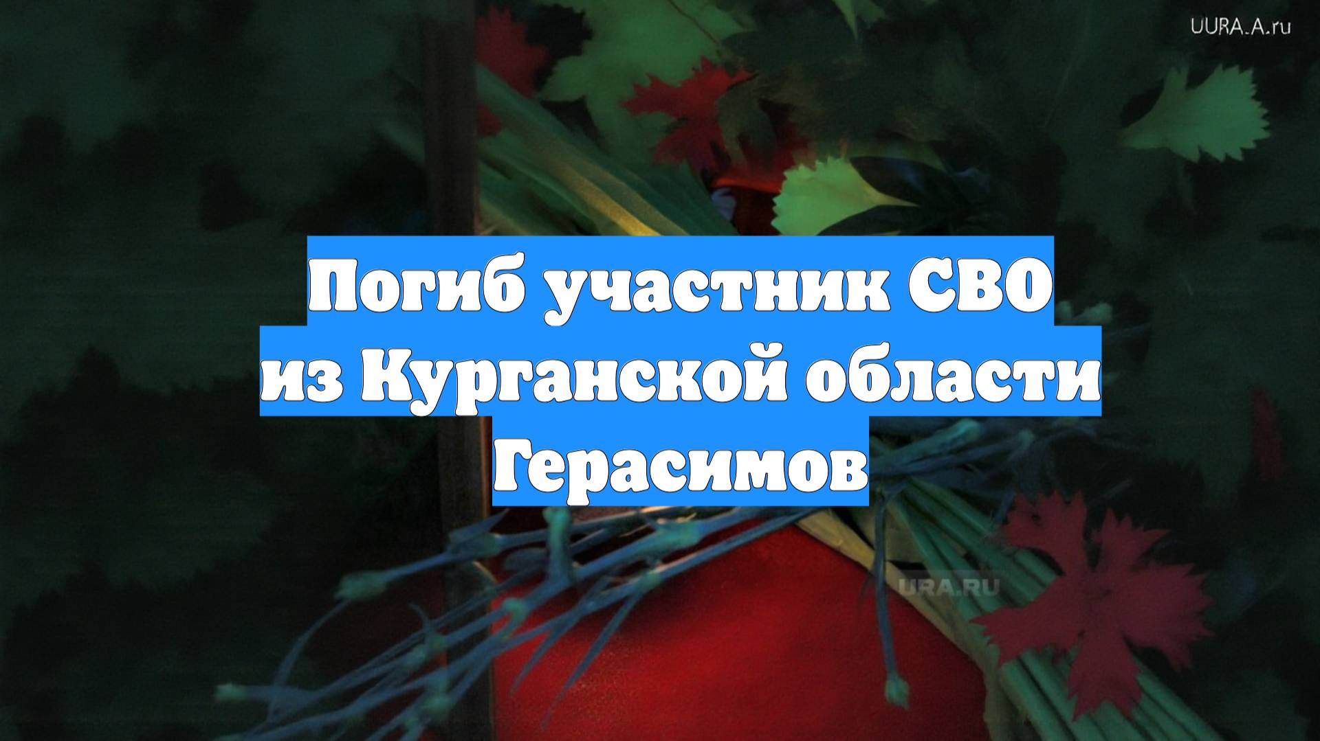 Погиб участник СВО из Курганской области Герасимов