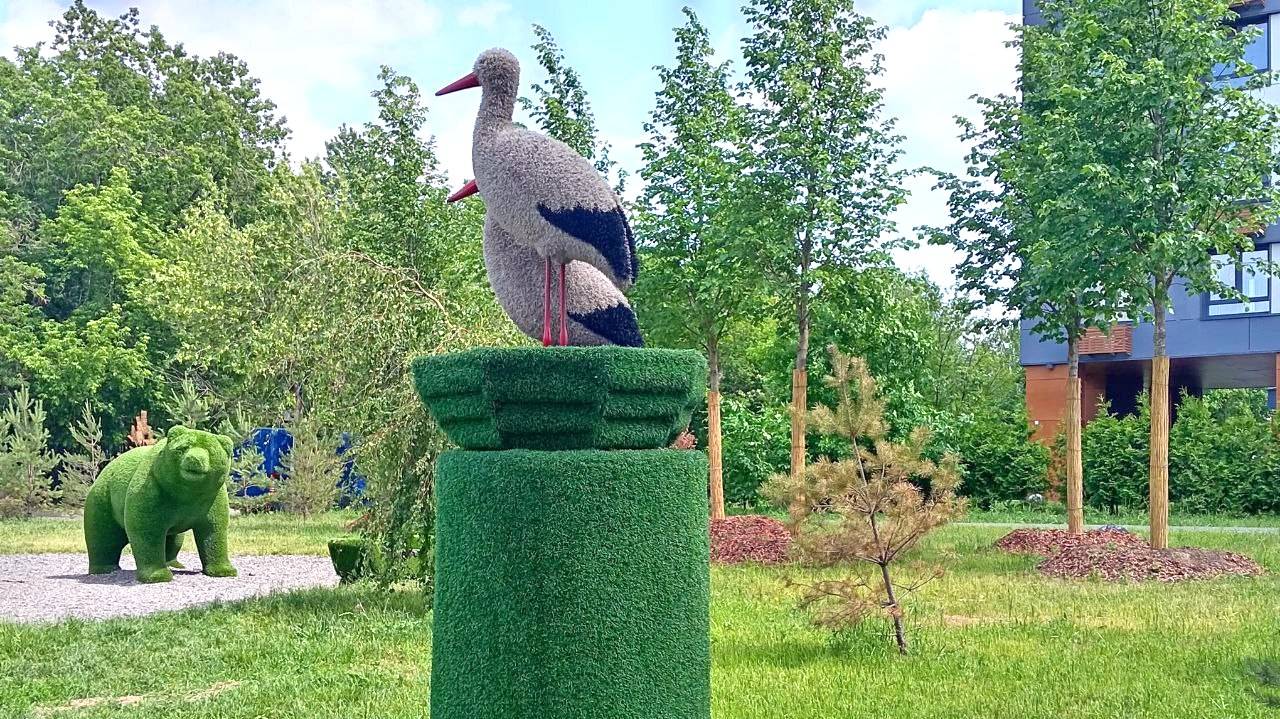 Сквер молодожёнов на Шереметьевской улице