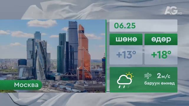 "Цаг агаар" - 2025.06.25/Погода 25 июня
