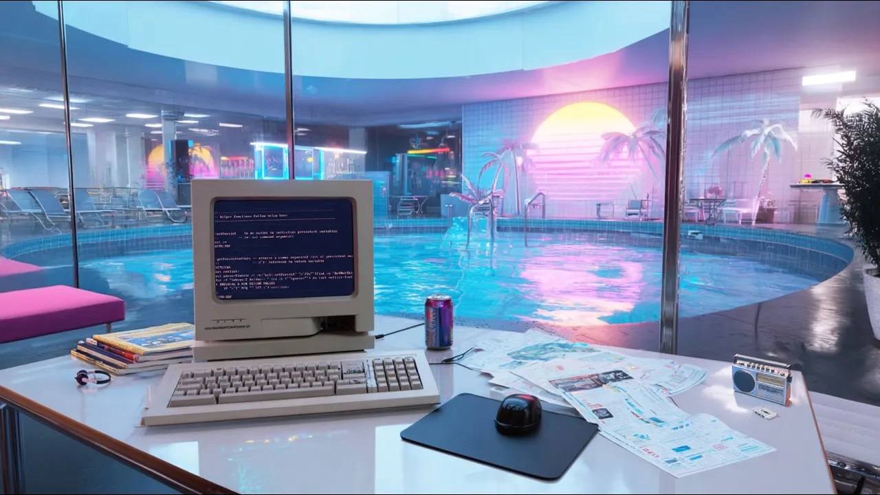 Chillwave Coding Mix – Poolsoft 92   Boot Into Summer