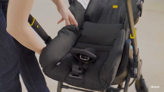 Автокресло Doona X как установить чехол сидения