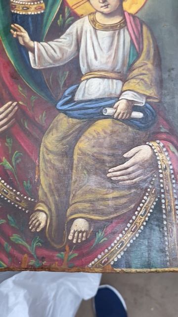 Блошиный рынок. Купили редкую икону 19 века. Flea market. We bought a rare icon #shorts