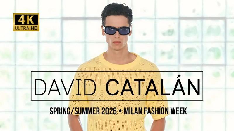 DAVID CATALÁN Menswear | Spring/Summer 2026 | Milan Fashion Week