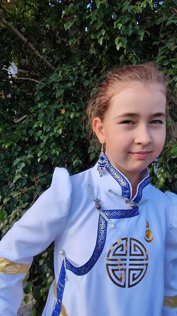 Сшила платье в школу на Сагаалган!