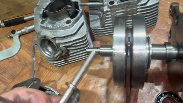 Двигатель Ява Jawa 350/638 тест 03.06.2025 после ремонта (г. Радужный, Владимирская обл)