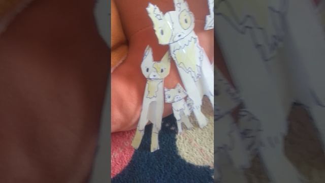 Мини распаковка бумажных собак и кошек