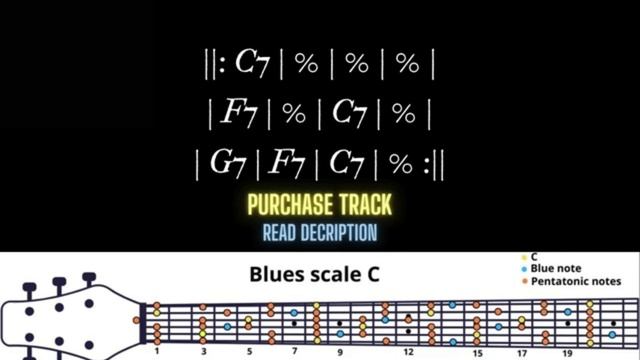 Springfield Straight Blues  Backing Track in C
