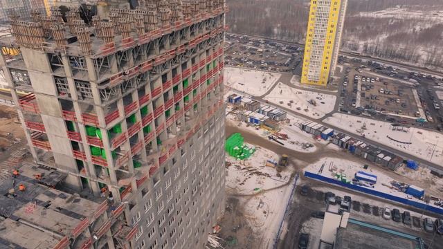 КМ Анкудиновский Парк, отчёт со строительной площадки за февраль 2025 г.