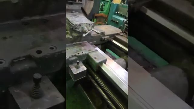 165 ДИП-500 Токарный Винторезный станок РМЦ 5000 мм. Видео в работе