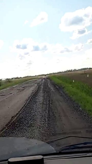 Состояние дороги в Называевском районе Омской области