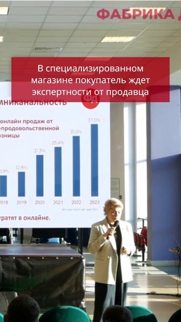 В специализированном магазине покупатель ждет экспертности от продавца