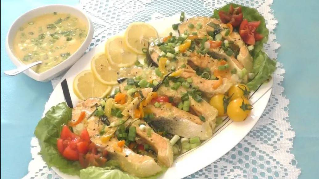 Как приготовить? КРАСНАЯ РЫБА В СОУСЕ ИЗ КОКОСОВОГО МОЛОКА