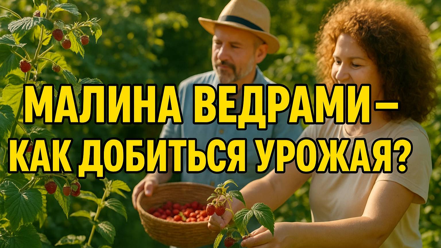 Как вырастить малину ведрами? Секреты ухода от опытного дачника!