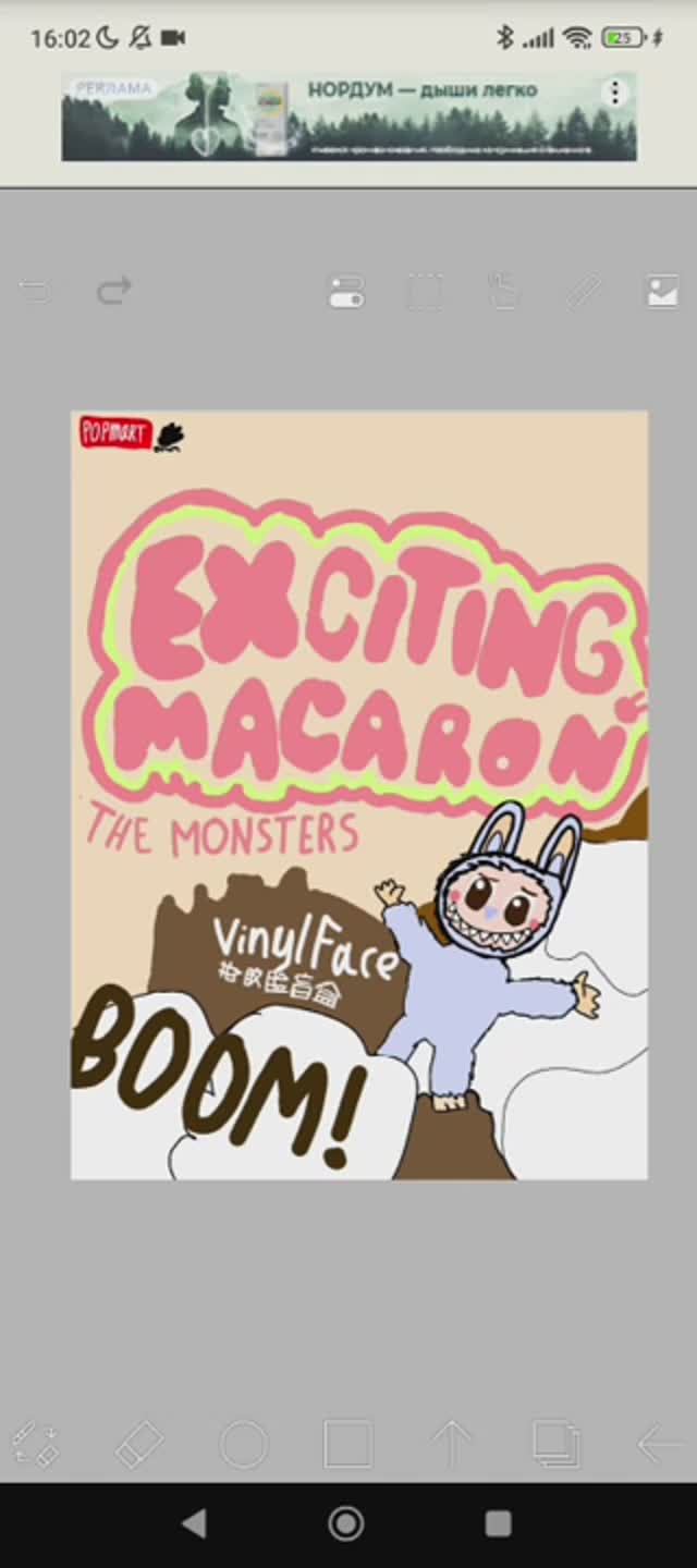 Labubu Exciting Macaron