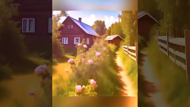 ☀️ ДЕРЕВЕНЬКА 🏠🌾 
#видеостихи #стихи_о_главном