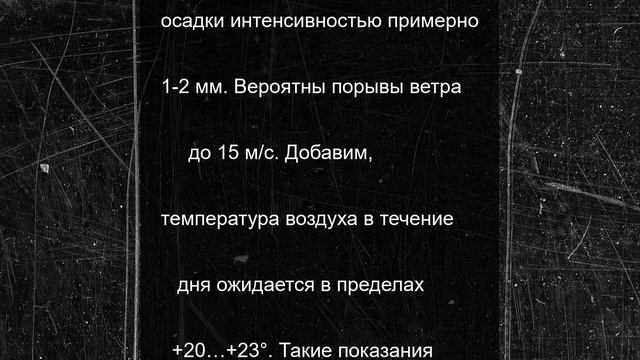 Вечером в Подмосковье ожидается кратковременный дождь