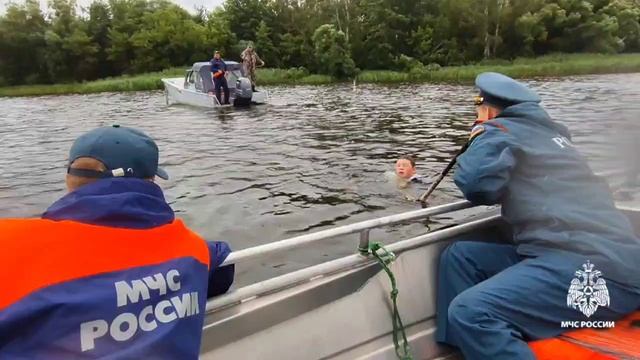 Обеспечение безопасности на воде на третьем гребном марафоне