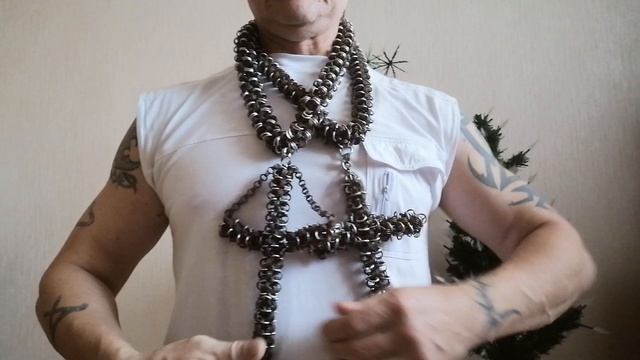 Цепочка с крестом и гвоздем 200