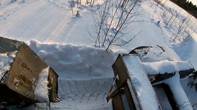 Каракат и глубокий снег. Едет всё таки или нет?