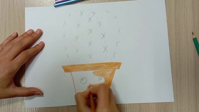 Рисуем кактус вместе