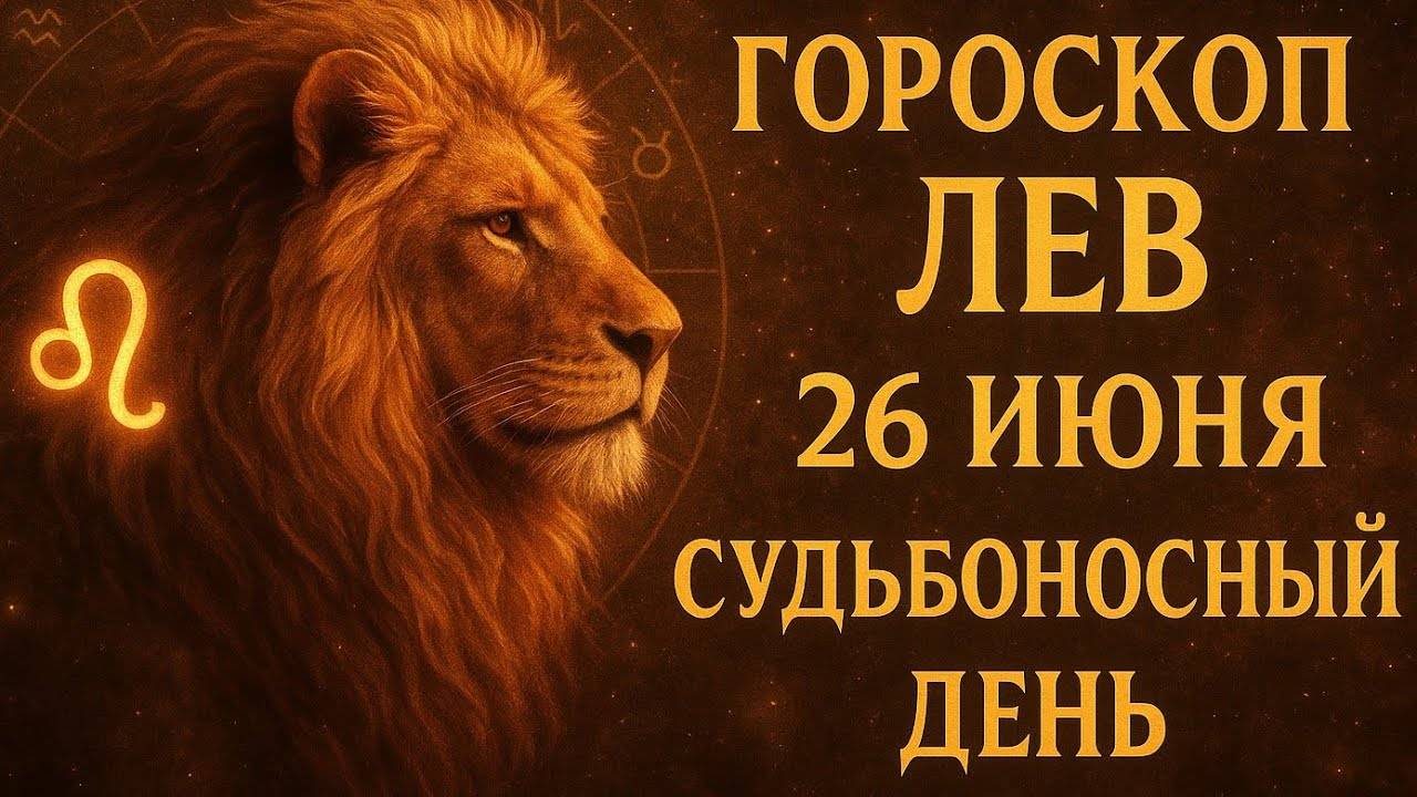 Лев. 26 июня. Этот день изменит всё. Ваше сердце уже знает ответ. Психология, чувства, судьба