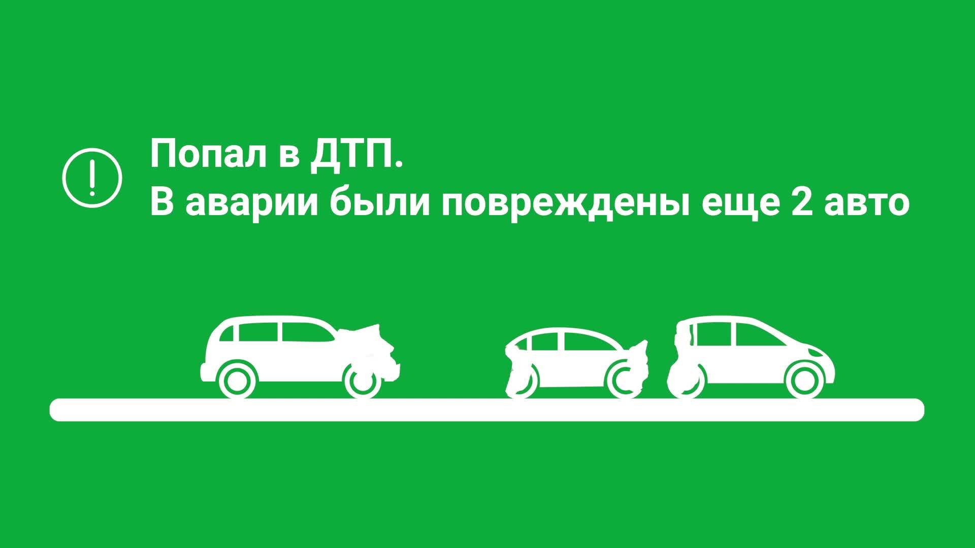 Каско. Выручила страховка. Столкновение с двумя автомобилями