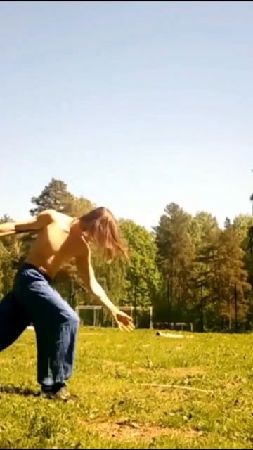 Kung fu staff Training