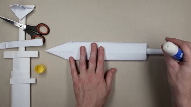 Как сделать средневековый МЕЧ с ножнами из бумаги А4 своими руками