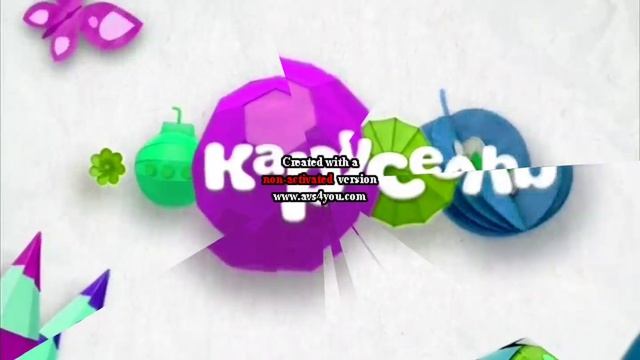 Праздничная заставка канала "Карусель" in X Is Broke