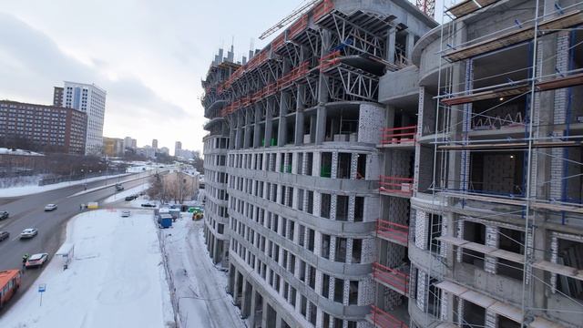 КМ Дом на Барминской, отчёт со строительной площадки за декабрь 2024 г.