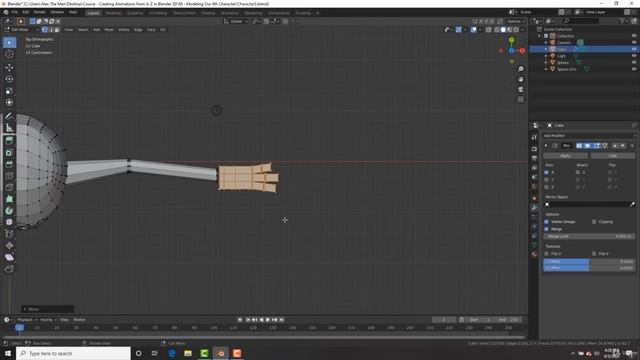004 Modeling Our Characters Hands Part 4