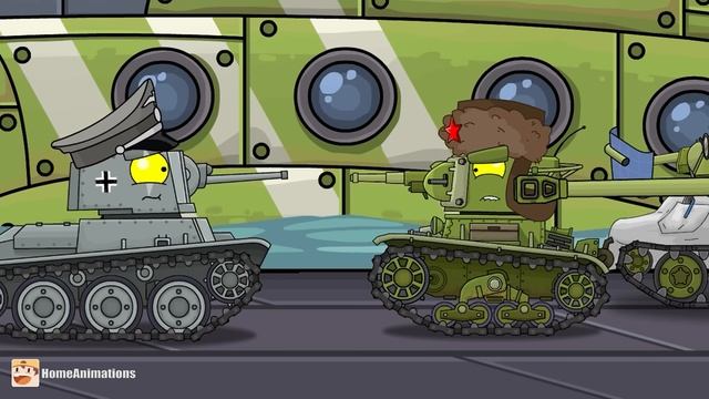 HomeAnimations – Мультики про танки  Подводный Танковый Рейд ： Секретные Документы КВ-44 в США !
