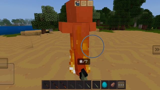 Новый мод на оружия в МАЙНКРАФТ Crafting and Building