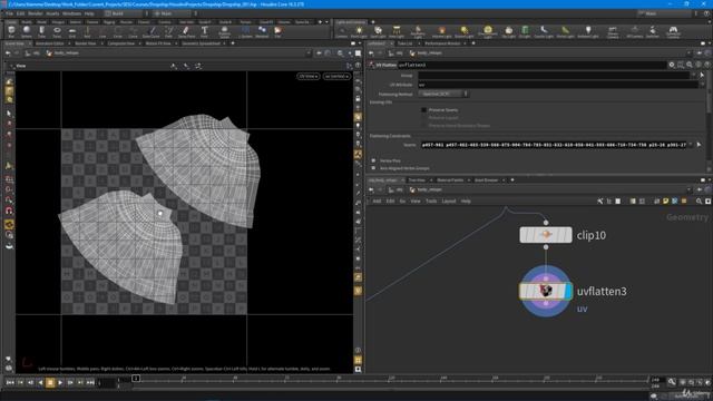 3. Using the UV Flatten Node - Part 2