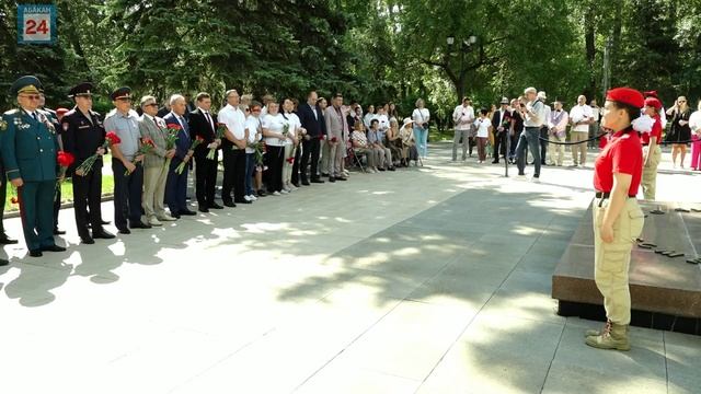 "Огненную картину войну" создал Абакан в память о событиях 41 года и воинах, павших, защищая Родину