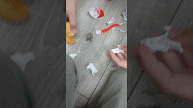 распаковка киндер 3