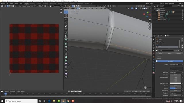 021 Adding The Shirt Material