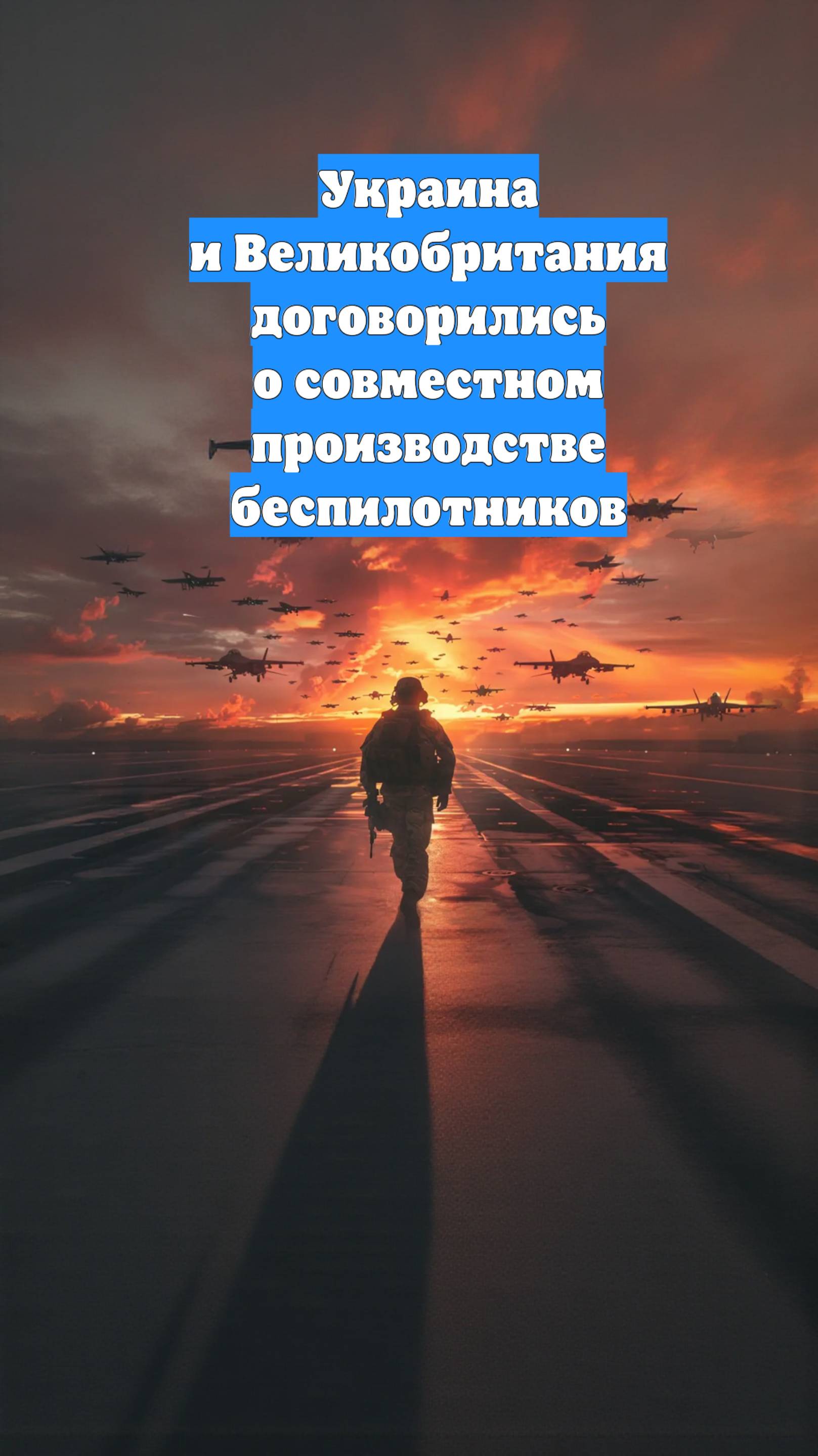 Украина и Великобритания договорились о совместном производстве беспилотников