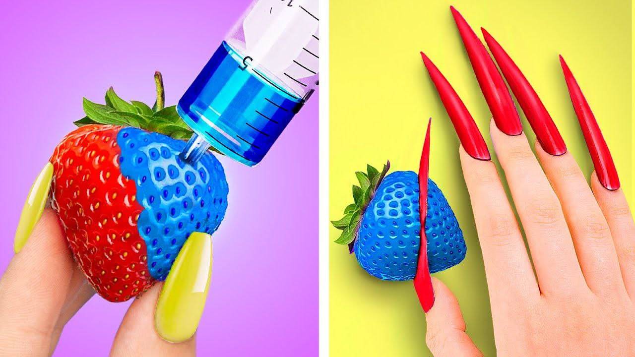 Клубничный челлендж! Клубничный Pop It!