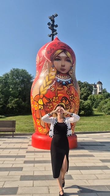 Огромные матрёшки в Чебоксарах