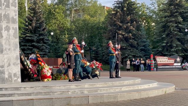 Мероприятие в честь памяти о начале Великой Отечественной войны. Кстово 22.06.2025