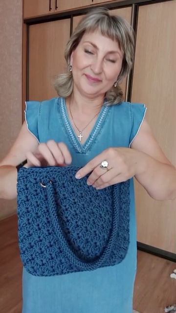 СУМКА 👜" КОРЗИНКА " ИЗ ПОЛИЭФИРНОГО ШНУРА. 💐