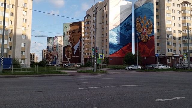 Тамбов, арт на домах