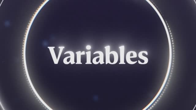 Глава 1 - Переменные (Chapter 1 - Variables)