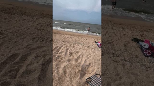 Олейниковы впервые на Азовском море в 2025г