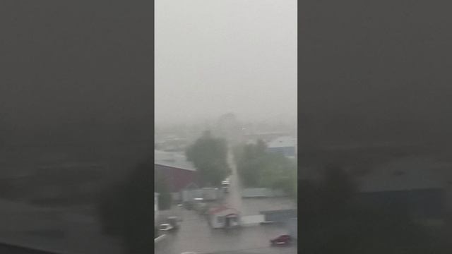 Сильный молочный дождь! 24.06.2025 Томск