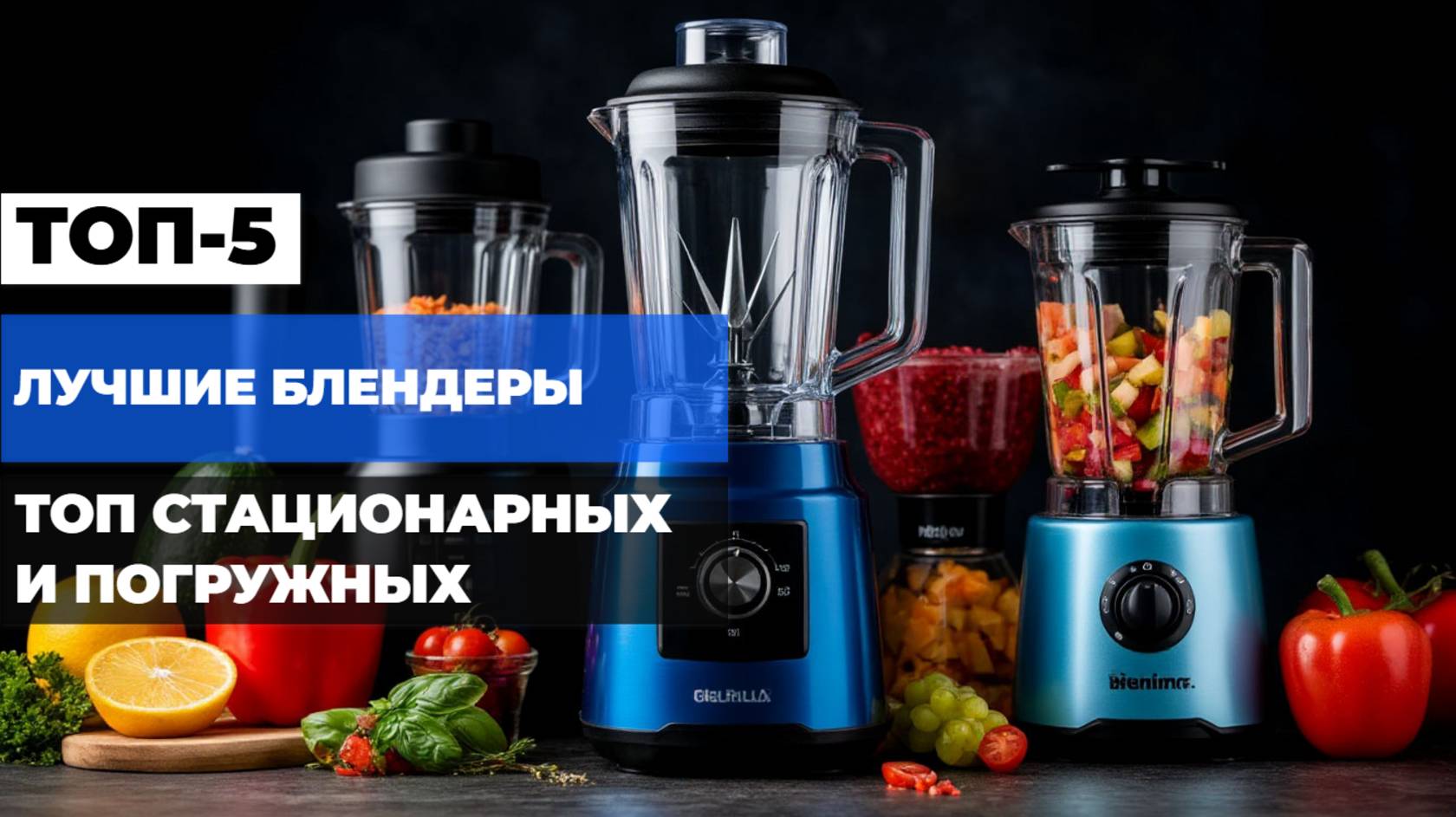Лучшие блендеры 2025 🍓Топ-10 СТАЦИОНАРНЫХ и ПОГРУЖНЫХ блендеров. Рейтинг!