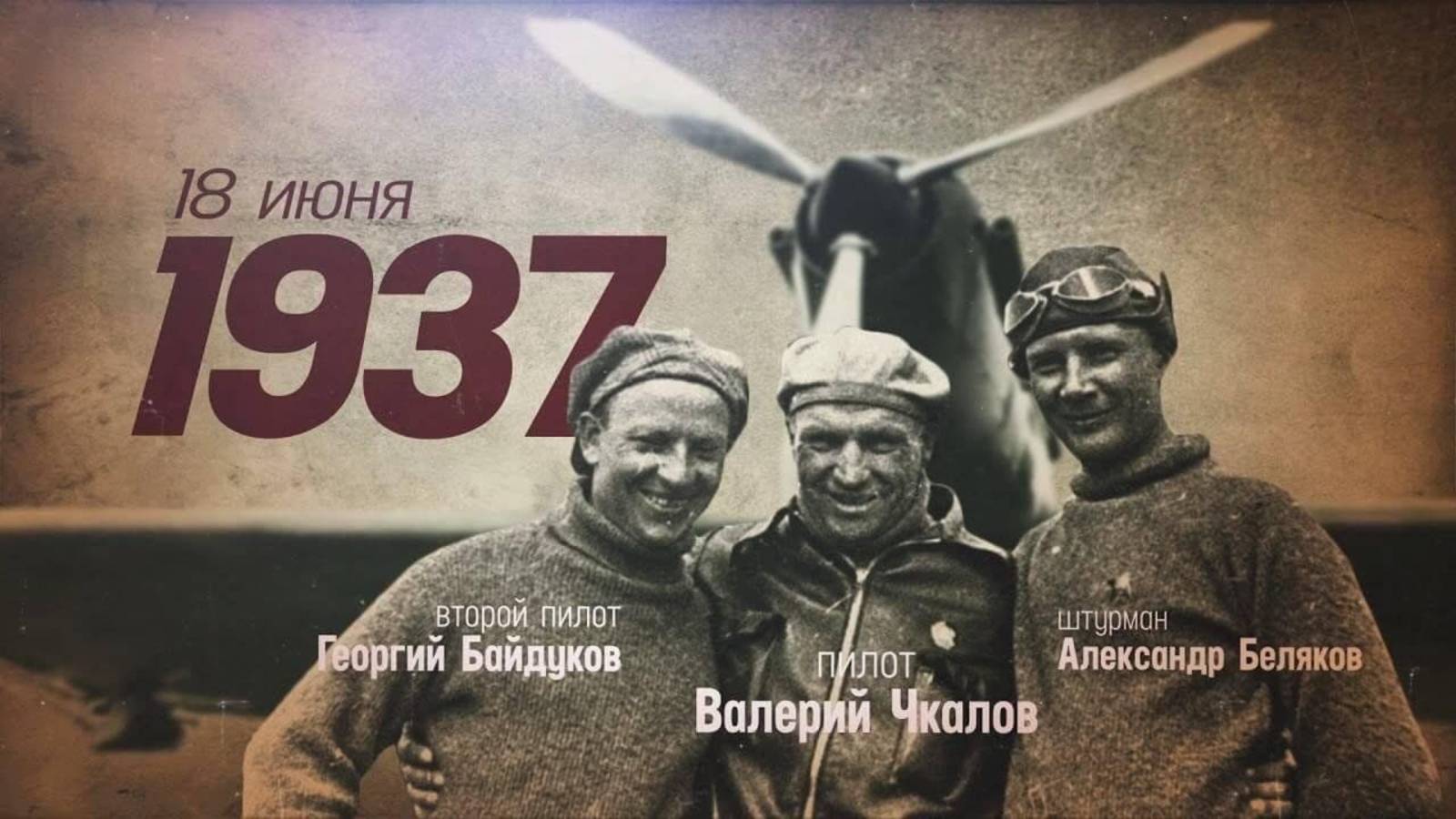Первый в мире беспосадочный перелет по маршруту Москва – Северный полюс – Ванкувер