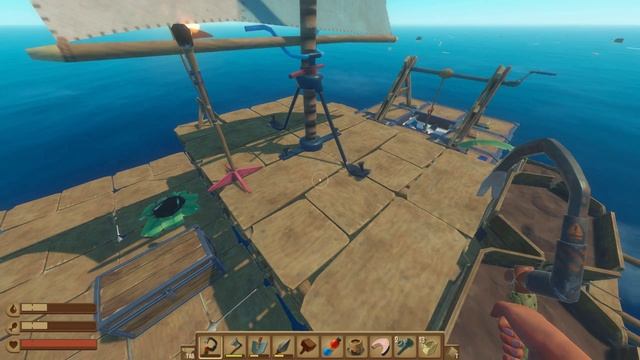 Я нашёл рисунок на песке... но волны его не смывали. Кто его оставил? | Raft