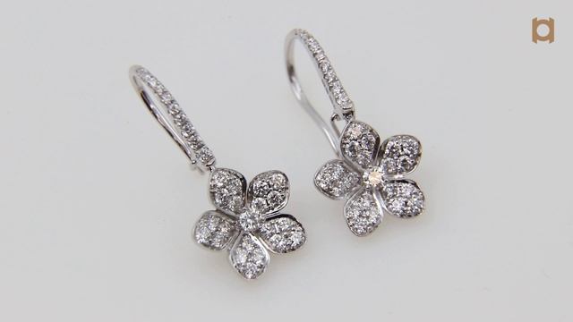 Серьги Graff Wild Flower Pave Diamond Earrings RGE1667